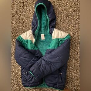 Boys 5/6 Jack and Jill insulated hooded coat